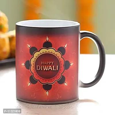 DAYS Customized/Personalized Black Magic Karwachauth Photo on Coffee Mug-Cup Diwali Gift | Diwali Gifts for Family/Friend | Best Gift Item | Mug for Coffee/Tea (1 pcs) 325ML