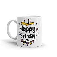 DAYS ""Happy Birthday to You Printed Ceramic Coffee and Milk Mug White - 11 Oz Mug Birthday Gift-thumb1