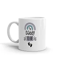 DAYS Daddy to Bee, Mommy to Bee Pregnancy Announcement Ceramic Coffee Mug (White)-thumb1