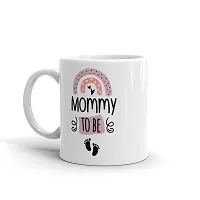 DAYS Daddy to Bee, Mommy to Bee Pregnancy Announcement Ceramic Coffee Mug (White)-thumb2