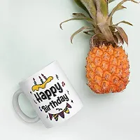 DAYS ""Happy Birthday to You Printed Ceramic Coffee and Milk Mug White - 11 Oz Mug Birthday Gift-thumb2