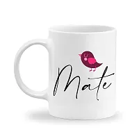 DAYS ""Mate Printed Ceramic Coffee Mug White - 11 Oz Mug Travel Mug for Coffee & Tea | Coffee Mug | Tea Mug-thumb1