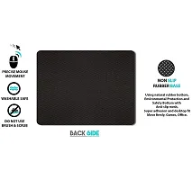 DAYS Mouse Pad for Laptop Notebook Gaming Computer| Speed Type Mouse Pad Non-Slip Rubber Base Mousepad for Laptop PC (BLACK-40)-thumb2