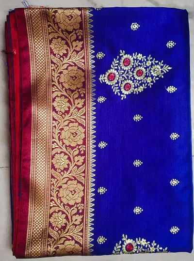 Classic Art Silk Saree with Blouse Piece for Women