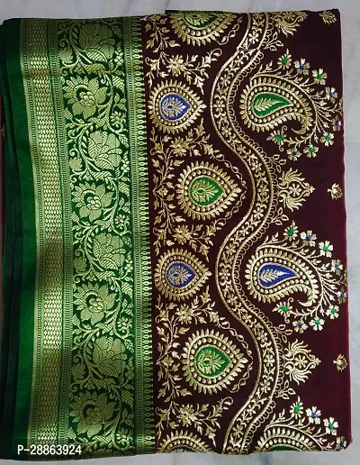 satin silk saree