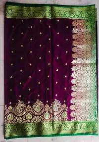 satin embroidery saree-thumb2