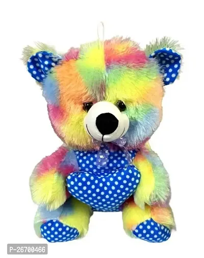 Rainbow Blue Dot Teddy- Huggable Hues Collection