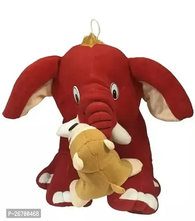 Red Monkey Elephant - 30cm