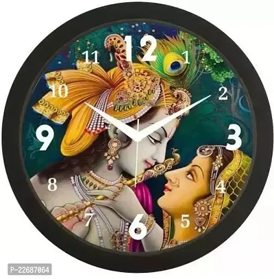Designer Multicoloured Plastic Analog Wall Clock