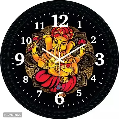 Designer Multicoloured Plastic Analog Wall Clock