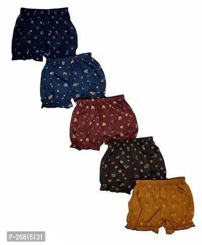 Elegant Cotton Printed Bloomers For Women- Pack Of 5-thumb0