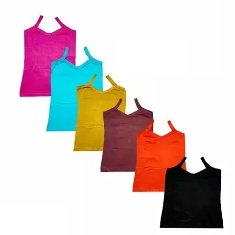 Kashvi Waist Length Camisole(multicolor) Pack Of