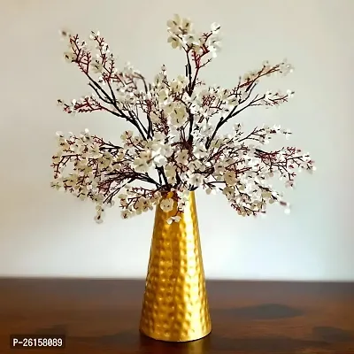 Beautiful Metal Gold Flower Vase for Vintage Antique Home Decor Decorative Vintage Table Gold Flower Vase for Home Decoration (Flowers Not Included)