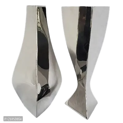 Beautiful Stainless Steel Chrome Relationship Vases