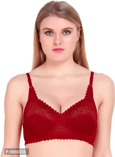 Classic Cotton Blend Padded Bras for Women-thumb0