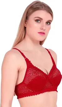 Classic Cotton Blend Padded Bras for Women-thumb2