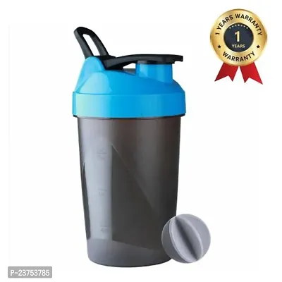 Shaker Bottle For Protein Shake 500 ml Sipper (Pack of 1, Blue, Plastic)-thumb0