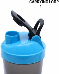 Shaker Bottle For Protein Shake 500 ml Sipper (Pack of 1, Blue, Plastic)-thumb3