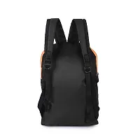 Cp Bigbasket Small 12 L Backpack Mini Bag for School, College, Office Multipurpose backpack  (Black, Orange)-thumb2