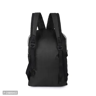 Cp Bigbasket Small 12 L Backpack Mini Bag for School, College, Office Multipurpose backpack  (Black, Grey)-thumb4