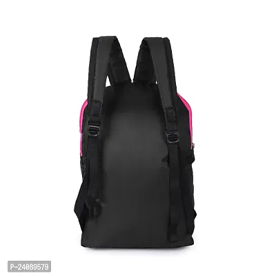 Cp Bigbasket Small 12 L Backpack Mini Bag for School, College, Office Multipurpose backpack  (Black, Pink)-thumb4