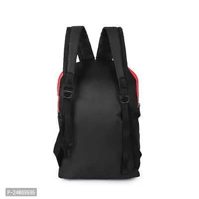 Cp Bigbasket Small 12 L Backpack Mini Bag for School, College, Office Multipurpose backpack  (Black, Red)-thumb4