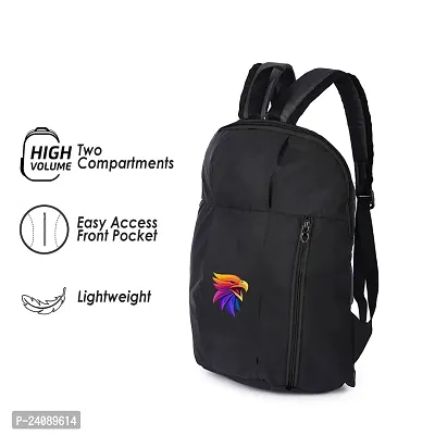 Cp Bigbasket Small 12 L Backpack Mini Bag for School, College, Office Multipurpose backpack  (Black, Black)-thumb4