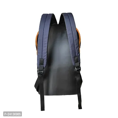 Cp Bigbasket Small 12 L Backpack Mini Bag Compact Bag for School, College, Office Multipurpose backpack  (Blue, Orange)-thumb4