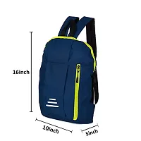 Small 12 L Backpack Small Bag, Backpack for School, Collage, Office Mini Backpack  (Blue)-thumb3