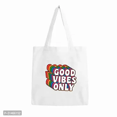 Goods Vibes Printed Tote Bags for Women-thumb0