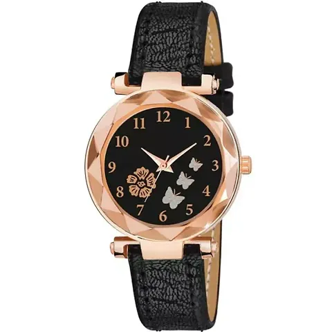 Stylish Genuine Leather Analog Watches For Women