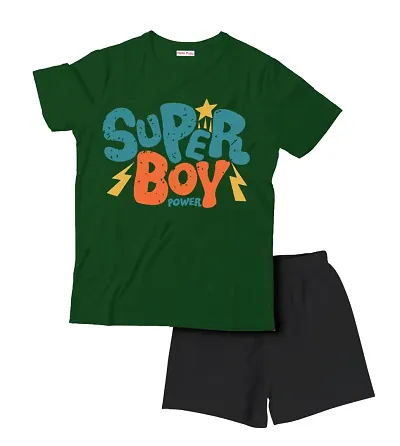 Comfortable T-Shirts with Shorts For Boys