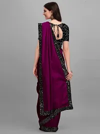 Classic Lycra Saree With Belt-thumb3