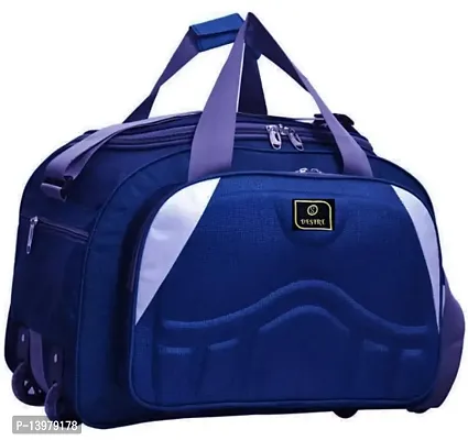60L (Expandable) Luggage Travel Duffel Bag with two wheels-thumb0