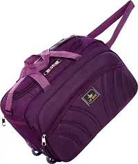55 L Strolley Duffel Bag - TRAVEL TROLLEY LUGGAGE BAG - Multicolor - Regular Capacity-thumb1