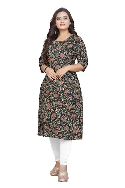 Stylish Crepe Printed Kurta