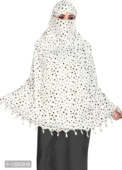 Attractive Women White Sun Scarves-thumb4