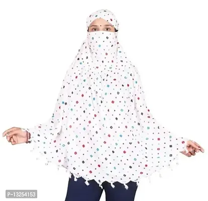 Attractive Women White Sun Scarves-thumb0