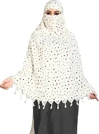 Attractive Women White Sun Scarves-thumb1