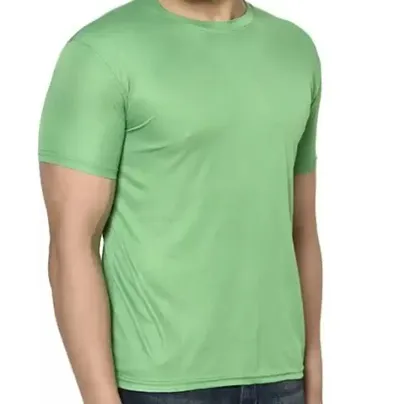 Stylish Solid Round Neck T-Shirts For Men