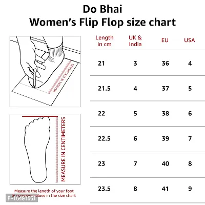 Do Bhai Women Stylish Slip On Slipper Flipflops Cherry Colour-thumb3