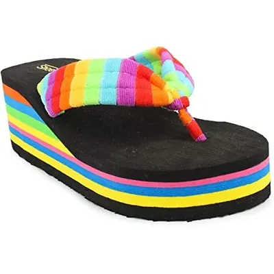 Shoetopia Girls Black Slip On Slipper Flipflops Slider
