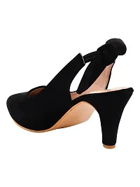 Trendy Women Black Heels-thumb1