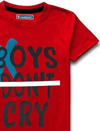 Boys Tshirts Red(Don?t cry)-thumb2