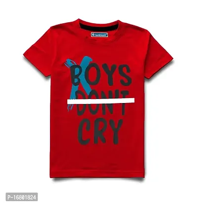 Boys Tshirts Red(Don?t cry)