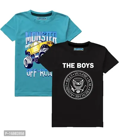 Boys Tshirt Set 1-Blue_Blk