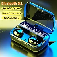 TWS M10h Bluetooth 5.1 Earphone Charging box wireless Earbuds Stereo Sports Waterproof with Microphone Bluetooth Best Stylish Earbuds-thumb3