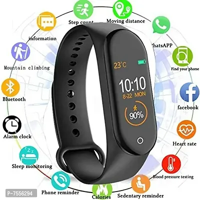 M4 Smart Band  Workout Modes, Heart Rate Tracking, Sports Smart Watch for All Boys  Girls  Women-thumb0