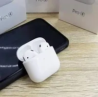 Air Pods Pro 4 Long Battery Life High Bass Level Supporting All Smart Phone  Device Truly Wireless In Ear Earbuds-thumb1