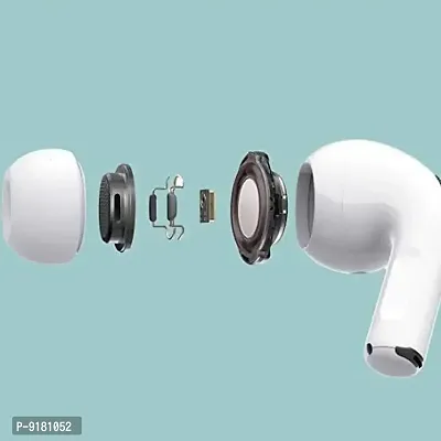 Air Pods Pro 5 Bluetooth V5.1 Headset Earbuds Airpods Neckband Compatible with Xiaomi, Lenovo, Apple, Oneplus, Redmi, Mi, Mivi, Dizo, Samsung, Sony, Gionee, Oppo, Boult, Vivo, Boat, Realme, Jbl, Noise-thumb3